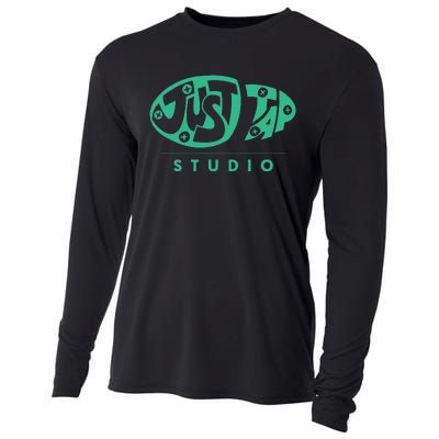 Just Tap Studio Wear Cooling Performance Long Sleeve Crew