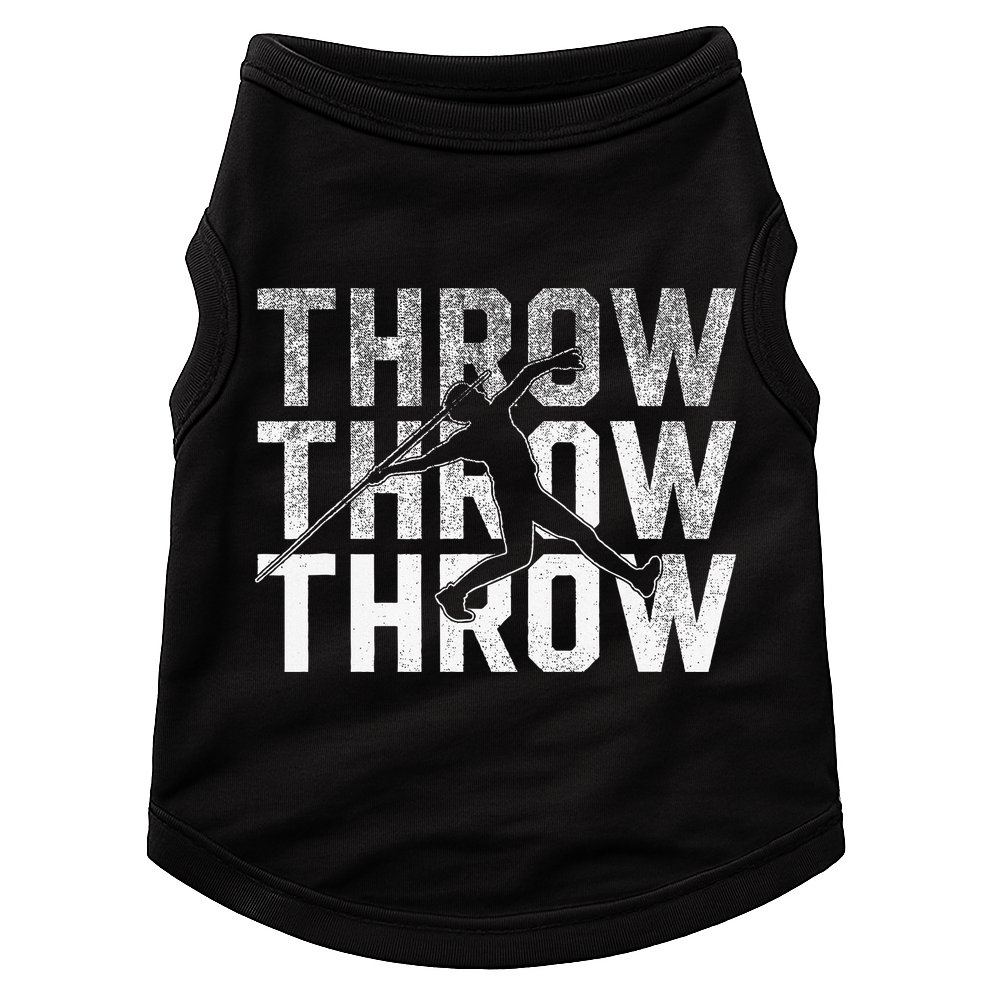Javelin Throw Sports Thrower Athlete Track Doggie Tank