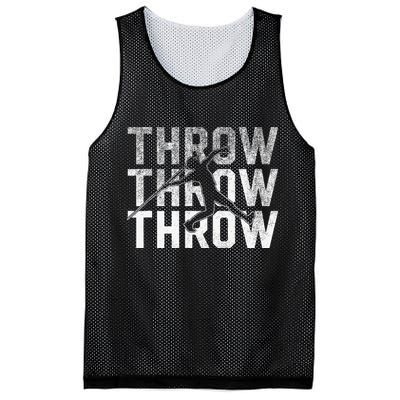 Javelin Throw Sports Thrower Athlete Track Mesh Reversible Basketball Jersey Tank