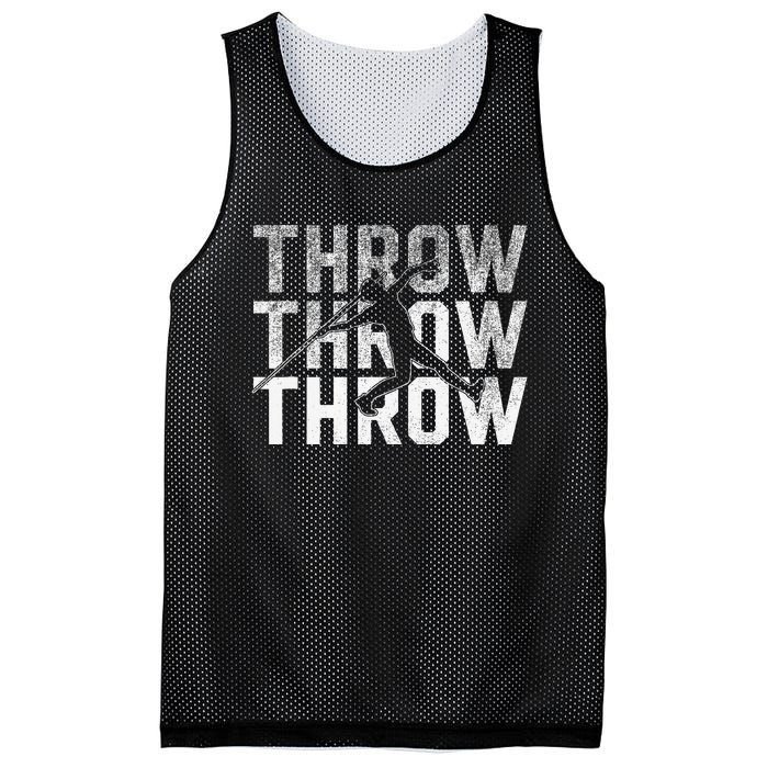 Javelin Throw Sports Thrower Athlete Track Mesh Reversible Basketball Jersey Tank