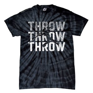 Javelin Throw Sports Thrower Athlete Track Tie-Dye T-Shirt