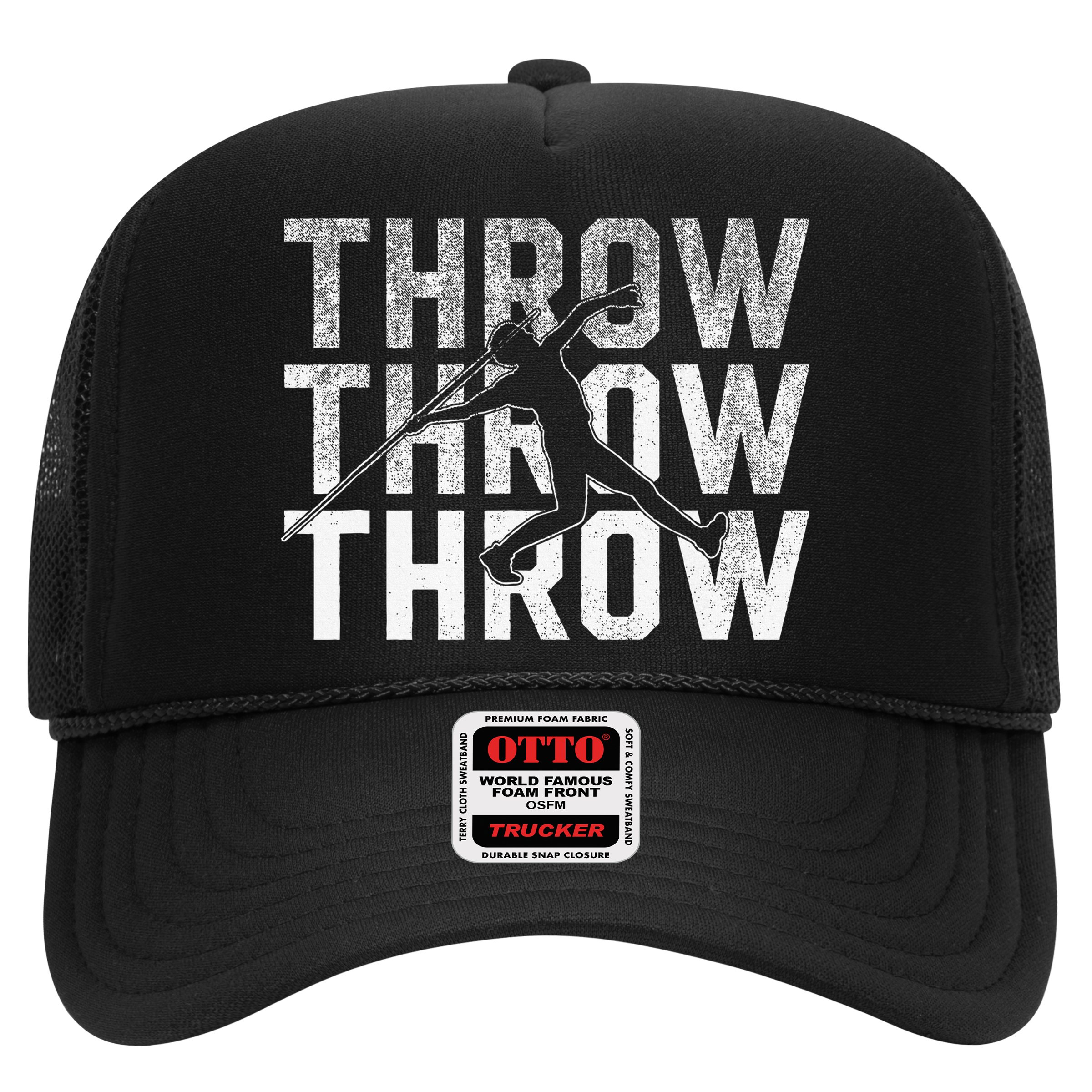Javelin Throw Sports Thrower Athlete Track Hat