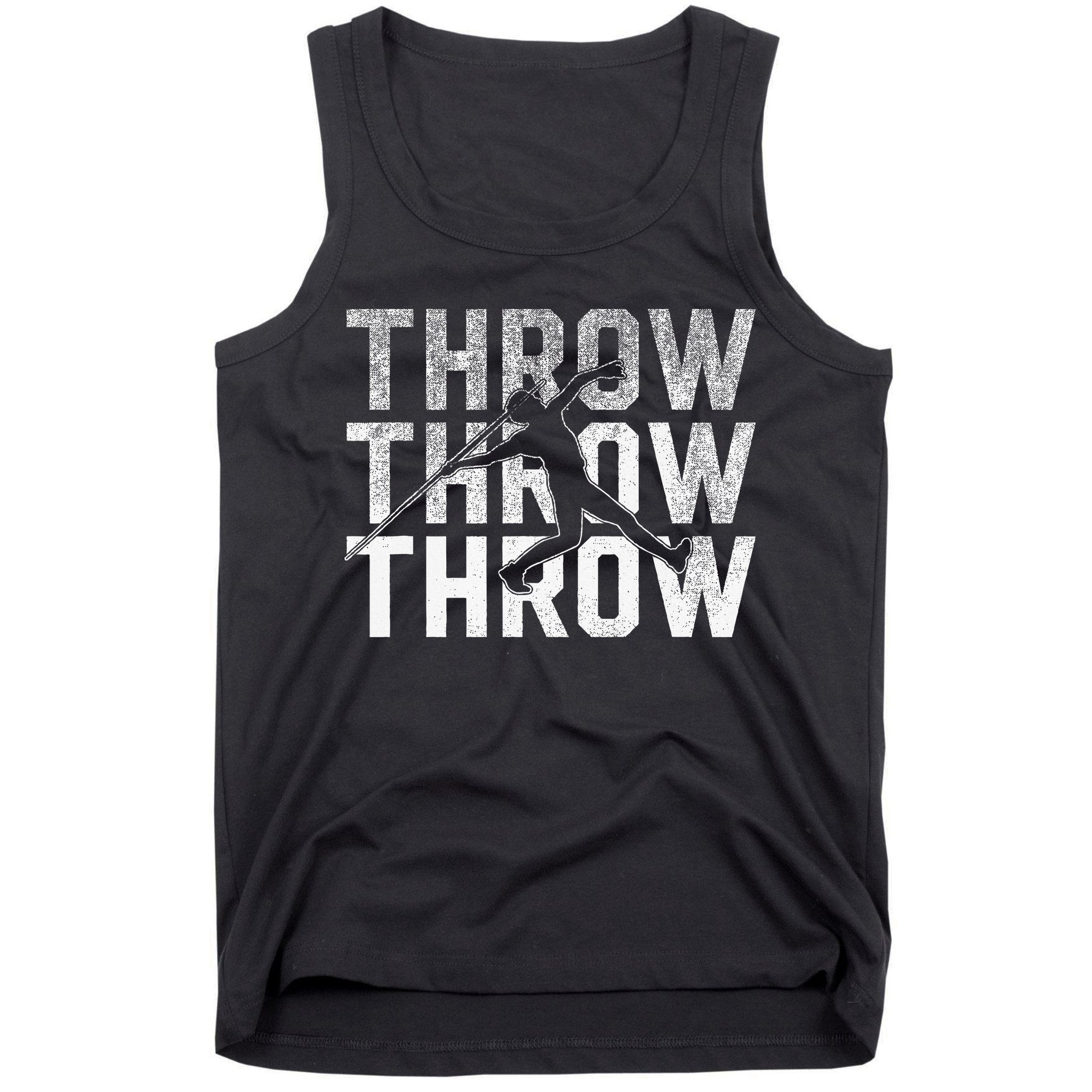 Javelin Throw Sports Thrower Athlete Track Tank Top