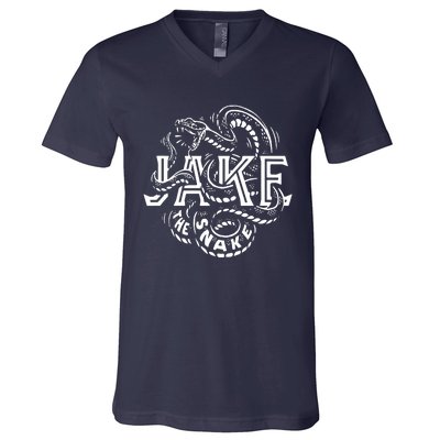 Jake The Snake V-Neck T-Shirt