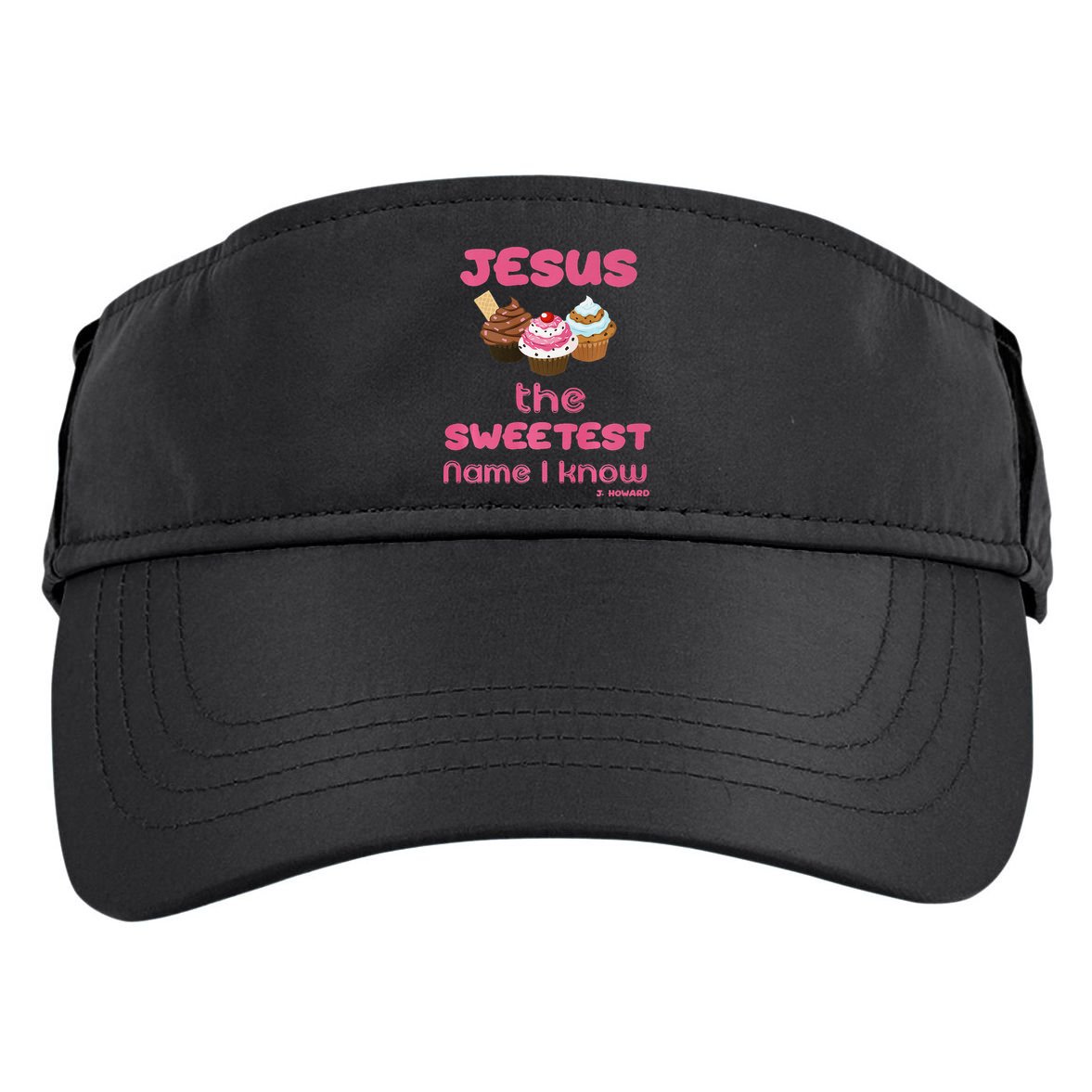 Jesus The Sweetest Name I Know Adult Drive Performance Visor