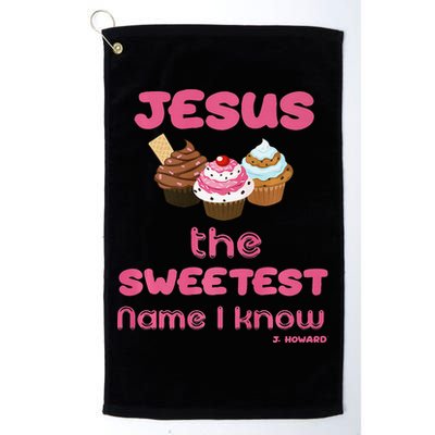 Jesus The Sweetest Name I Know Golf Towel