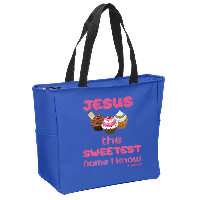 Jesus The Sweetest Name I Know Zip Tote Bag