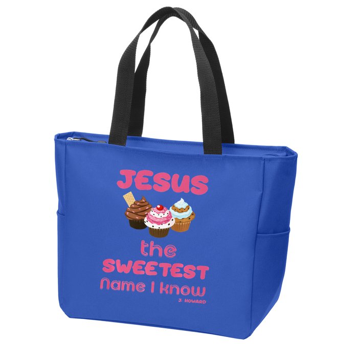Jesus The Sweetest Name I Know Zip Tote Bag