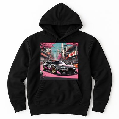 Jdm Tokyo Skyline Retro Japanese Race Car Drift Tuning Gift Hoodie