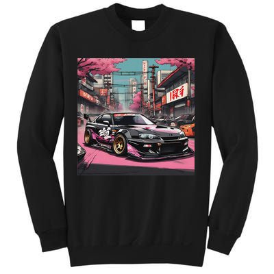 Jdm Tokyo Skyline Retro Japanese Race Car Drift Tuning Gift Sweatshirt