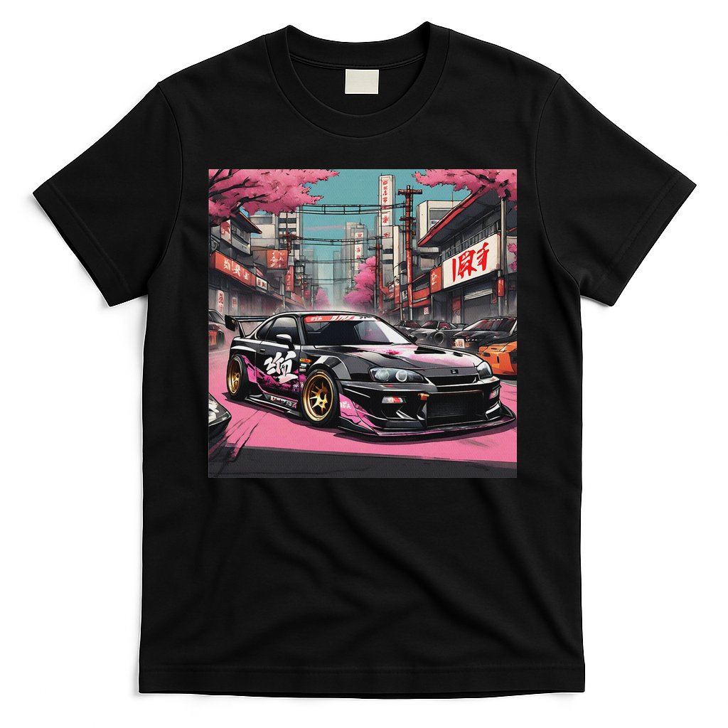 Jdm Tokyo Skyline Retro Japanese Race Car Drift Tuning Gift T-Shirt
