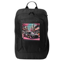 Jdm Tokyo Skyline Retro Japanese Race Car Drift Tuning Gift City Backpack