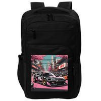 Jdm Tokyo Skyline Retro Japanese Race Car Drift Tuning Gift Impact Tech Backpack