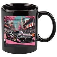 Jdm Tokyo Skyline Retro Japanese Race Car Drift Tuning Gift 11oz C Handle Ceramic Mug