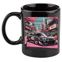Jdm Tokyo Skyline Retro Japanese Race Car Drift Tuning Gift 11oz C Handle Ceramic Mug