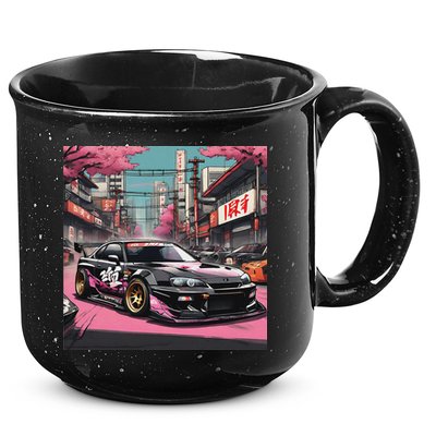 Jdm Tokyo Skyline Retro Japanese Race Car Drift Tuning Gift 15oz Campfire Ceramic Mug