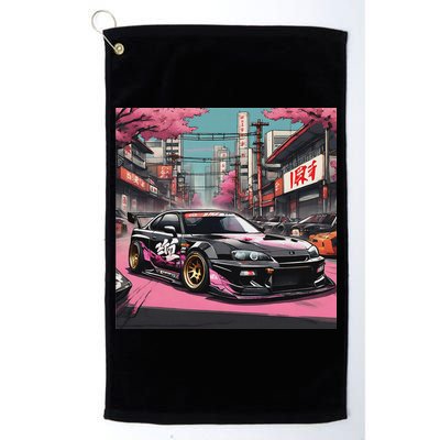 Jdm Tokyo Skyline Retro Japanese Race Car Drift Tuning Gift Golf Towel