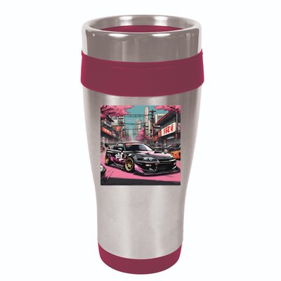Jdm Tokyo Skyline Retro Japanese Race Car Drift Tuning Gift 16oz Travel Tumbler