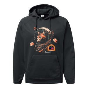 Jonesy The Space Cat Performance Fleece Hoodie