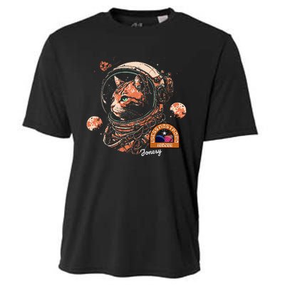 Jonesy The Space Cat Cooling Performance Crew T-Shirt