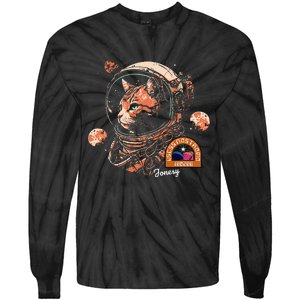 Jonesy The Space Cat Tie-Dye Long Sleeve Shirt