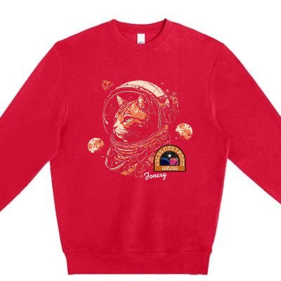 Jonesy The Space Cat Premium Crewneck Sweatshirt