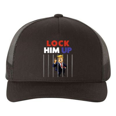 Jail Trump Shirt Lock Him Up Anti Trump Yupoong Adult 5-Panel Trucker Hat