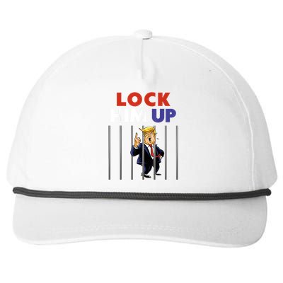 Jail Trump Shirt Lock Him Up Anti Trump Snapback Five-Panel Rope Hat