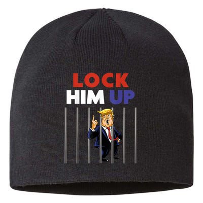 Jail Trump Shirt Lock Him Up Anti Trump Sustainable Beanie