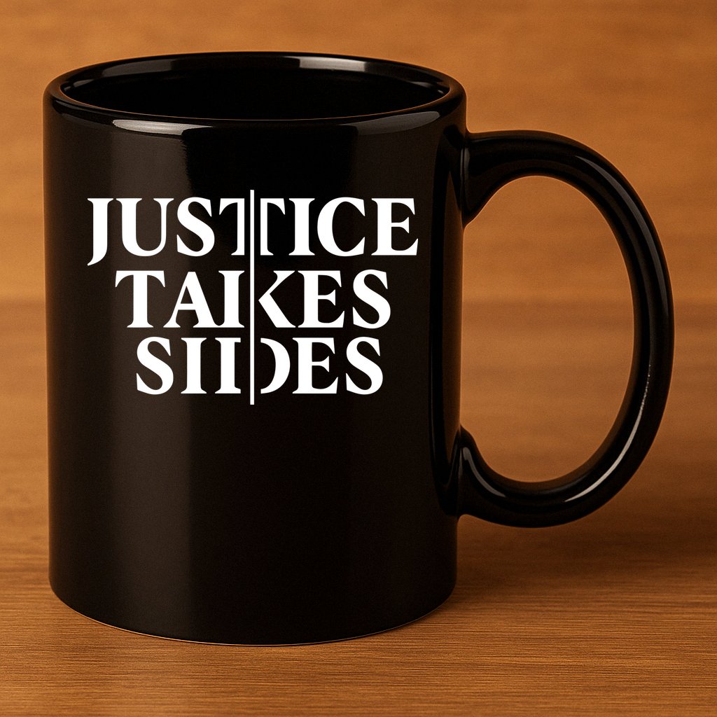 Justice Takes Sides 11oz C Handle Ceramic Mug