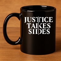Justice Takes Sides 11oz C Handle Ceramic Mug