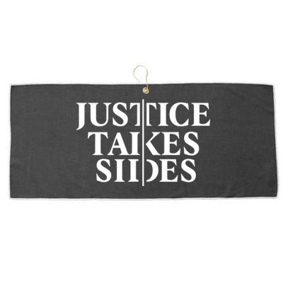 Justice Takes Sides Large Microfiber Waffle Golf Towel