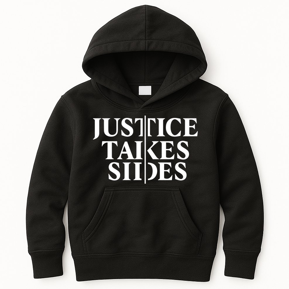 Justice Takes Sides Kids Hoodie