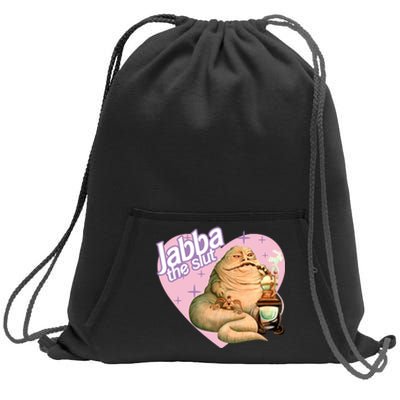 Jabba The Slut Funny Jabba The Hutt Sweatshirt Cinch Pack Bag