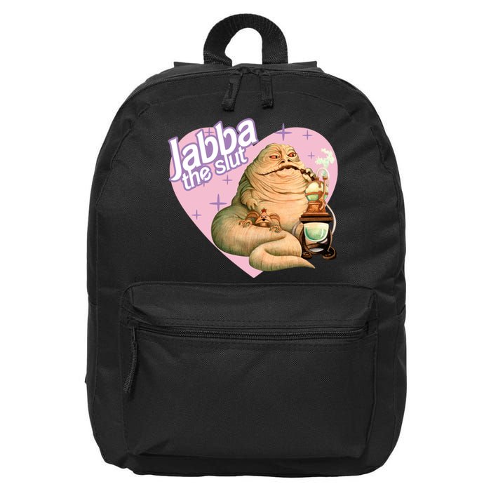 Jabba The Slut Funny Jabba The Hutt 16 in Basic Backpack