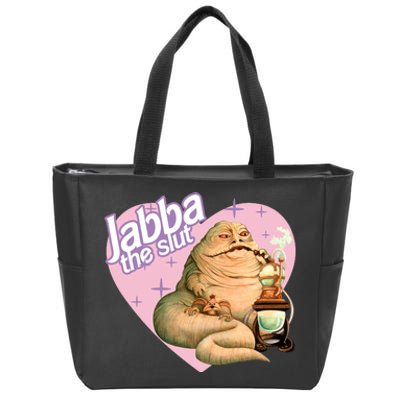 Jabba The Slut Funny Jabba The Hutt Zip Tote Bag