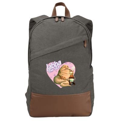 Jabba The Slut Funny Jabba The Hutt Cotton Canvas Backpack