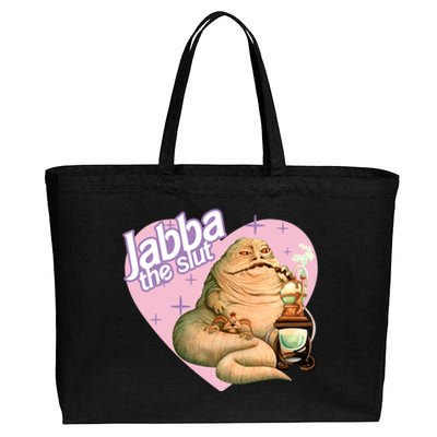 Jabba The Slut Funny Jabba The Hutt Cotton Canvas Jumbo Tote