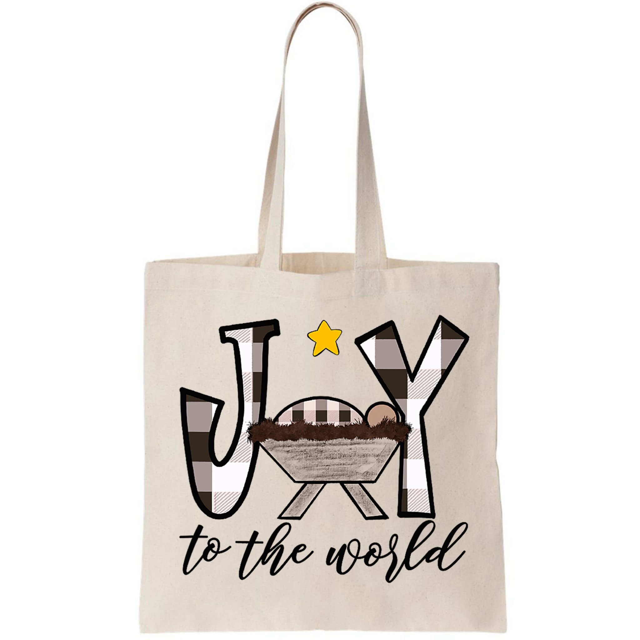 Joy To The World Baby Jesus In The Manger Bag