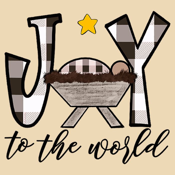 Joy To The World Baby Jesus In The Manger Bag