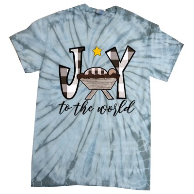 Joy To The World Baby Jesus In The Manger Tie-Dye T-Shirt