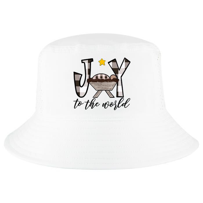 Joy To The World Baby Jesus In The Manger Cool Comfort Performance Bucket Hat