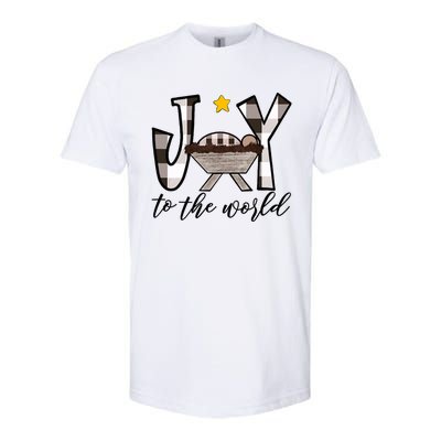 Joy To The World Baby Jesus In The Manger Softstyle® CVC T-Shirt