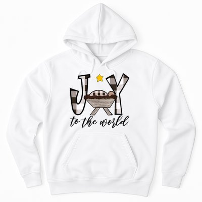 Joy To The World Baby Jesus In The Manger Hoodie