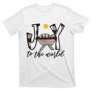 Joy To The World Baby Jesus In The Manger T-Shirt