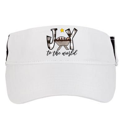 Joy To The World Baby Jesus In The Manger Adult Drive Performance Visor