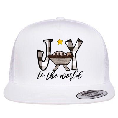Joy To The World Baby Jesus In The Manger Flatbill Hat