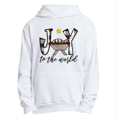 Joy To The World Baby Jesus In The Manger Urban Pullover Hoodie