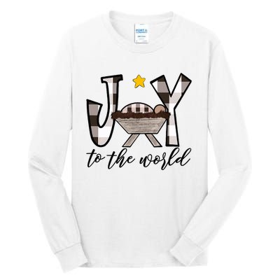 Joy To The World Baby Jesus In The Manger Tall Long Sleeve T-Shirt