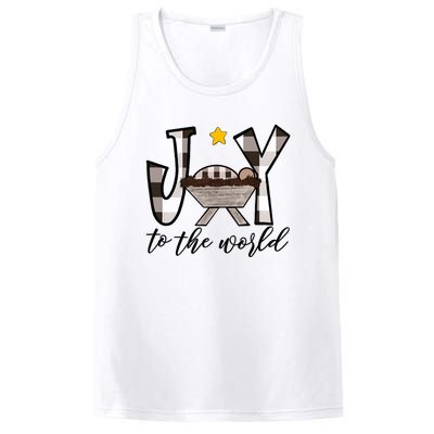 Joy To The World Baby Jesus In The Manger PosiCharge Competitor Tank